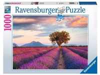 Ravensburger Puzzle 16724 - Lavendelfeld zur goldenen Sonne - 1000 Teile Puzzle für