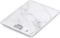 Soehnle K&uuml;chenwaage Page Compact 300 Marble, Haushaltswaage 5kg Tragkraft 