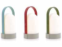 REMEMBER URI Piccolos - LED Lampe mit Akku, Indoor & Outdoor, Höhe 15 cm, USB...