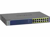 Netgear GS516PP 16 Port Gigabit Ethernet LAN PoE Switch (16x PoE+ 260W, Plug-and-Play