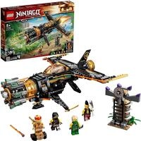 LEGO 71736 NINJAGO Coles Felsenbrecher Flugzeugspielzeug mit Gef&auml;ngnis und