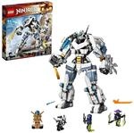 LEGO 71738 NINJAGO Legacy Zanes Titan-Mech, Ninja-Spielzeug zum Bauen mit 4