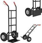 Juskys Sackkarre Basic klappbar - Transportkarre mit gro&szlig;en Luftreifen &...