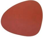 Lind DNA Tischset Curve L Recyceltes Leder Nupo Sienna, Ma&szlig;e: 37cm x 44cm,...