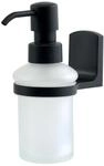 Spirella Seifenspender Taku | robuste Glas matt | zur Wandmontage inklusive Schrauben