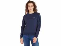 Tommy Jeans Damen Sweatshirt TJW Regular ohne Kapuze, Blau (Twilight Navy), XXS