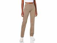BRAX Damen Style Carola 5-pocket-broek van hoogwaardig katoen-satijn Hose, Khaki, 31W