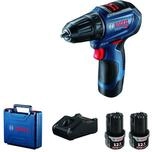 Bosch Professional 12V System Akku Bohrschrauber GSR 12V-30 (inkl. 2x2.0 Ah Akku,