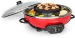 Klarstein Szechuan - Hot Pot und Grillplatte, Hot Pot Topf Volumen: 5 Liter,...