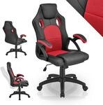 Juskys&reg; Racing Schreibtischstuhl Montreal ergonomisch h&ouml;henverstellbar &...