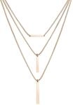 LIEBESKIND Berlin Damen-Kette Edelstahl (Ros&eacute;gold) LJ-0447-N-47