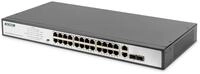 DIGITUS 24-Port Fast Etherent PoE Switch Ethernet