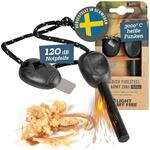 LIGHT MY FIRE Feuerstahl Outdoor Army, 10 mm, 12000 Z&uuml;ndungen, 2-in-1 mit