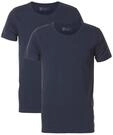 Petrol Industries Herren 2er-Pack T-Shirts Basic - Rundhalsausschnitt - Kurzarm -