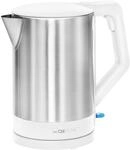 Clatronic&reg; Wasserkocher Edelstahl | 1,5 Liter | Einhandbedienung 