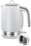 Russell Hobbs Wasserkocher [1,7l, 2400W] Inspire Weiss mit hochwertiger
