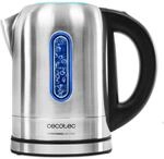 Cecotec elektrischer Wasserkocher ThermoSence 290 Steel, 1.7 Liter, BPA-frei,
