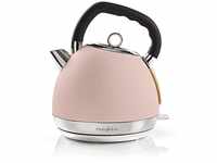 Wasserkocher - 1.8 l - Soft-Touch - Pink - Um 360 Grad drehbar - Verdecktes