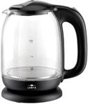 Lentz 1,7 Liter Glas-Wasserkocher mit LED-Beleuchtung kabelloser Glaswasserkocher mit