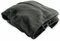 Dunlopillo Premium Kuscheldecke 150x200 cm - Kuscheldecke Platin grau - extra weich