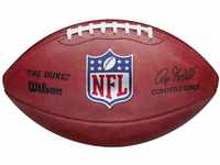 Wilson American Football NFL The Duke, Offizielle NFL-Größe, Horween-Leder, braun