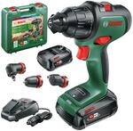 Bosch Akku Schlagbohrmaschine AdvancedImpact 18 (2 Akkus, 18 Volt System, mit