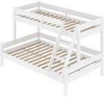 VitaliSpa Etagenbett Everest, Wei&szlig;, 120x200 / 80x200 cm