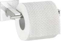 WENKO Turbo-Loc Toilettenpapierhalter o. Deckel Quadro Edelstahl Chrom
