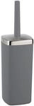 WENKO WC-Garnitur Barcelona Anthrazit - WC-B&uuml;rstenhalter, absolut bruchsicher,