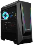 Azza Chroma 410A Tower-Geh&auml;use, schwarz, geh&auml;rtetes Glas, ATX mid-Tower