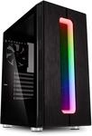 Kolink Nimbus RGB Midi-Tower, Tempered Glass - schwarz