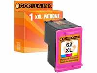 Gorilla-Ink 1 Patrone XXL kompatibel mit HP 62 XL Color HP OfficeJet 5740 5745...