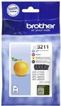 Brother Ink Cartridges Compatible with LC 3211VALDR J772/4DW, J890DW, Schwarz,...