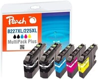 Peach B221/223/225/227/229 Spar Plus Pack Druckerpatronen XL (2xBK, C, M, Y)...