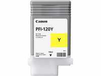 Canon PFI120Y passend für IPF TM200 Tinte gelb 2888C001 130ml