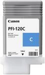 Canon PFI120C passend f&uuml;r IPF TM200 Tinte Cyan 2886C001 130ml