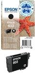 Epson Original 603 Tinte Seestern, Singlepack schwarz Standard, WF-2820DWF WF-2830DWF