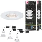 Paulmann 94299 Nova Mini LED Einbauleuchte Coin 3er Set rund starr 3x4W