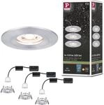 Paulmann 94305 Nova Mini LED Einbauleuchte Coin 3er Set rund starr 3x4W