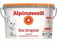 Alpinaweiß Das Original – optimal deckende und ergiebige weiße Wandfarbe...
