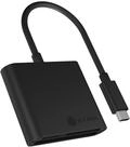 ICY BOX 60649 BOX SD Card Reader mit USB-C, USB 3 Kartenleser f&uuml;r SD, micro SD oder