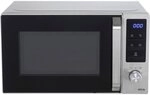 Silva-Homeline MWG-E 20.8 INOX Mikrowelle mit Grill, 800-1000 W, beleuchtetes...