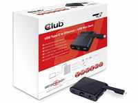 Club 3D CSV-1530 Adapter, USB 3.0 Typ C auf LAN/USB 3/USB-C MiniDock schwarz