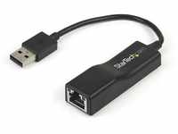 StarTech USB2100 USB Netzwerkadapter US2.0 Stecker auf RJ45-Buchse, schwarz