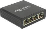 Delock 62966 Adapter USB 3.0 auf 4 x Gigabit LAN Schwarz