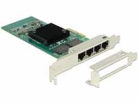 Adap Delock Compatible PCI Express x4 Card 4X RJ45