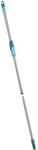 Leifheit 89114 Drillstiel CLEAN Twist Evo, Silber-t&uuml;rkis, 4006501891143