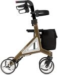 Bischoff & Bischoff&reg; ALEVO Alu Rollator Faltbar Leicht mit Sitz & Tasche, klappbar