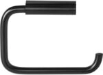 blomus WC-Rollenhalter MODO | Stahl titanbeschichtet | Farbe Black | minimalistisches