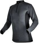 Pfanner Funktionsshirt Langarm Cocona Zipp-Neck, Farbe:grau, Gr&ouml;&szlig;e:XXL